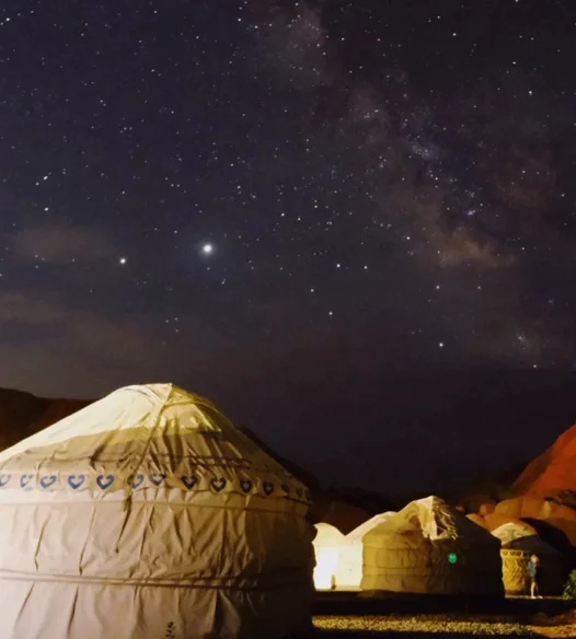 Metal Mongolian Yurt Steel Bamboo Yurt for Sale
