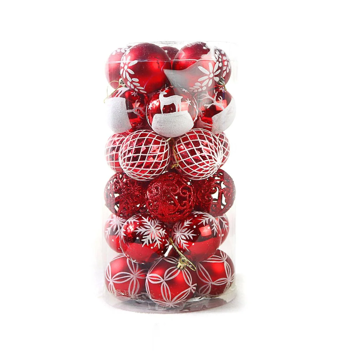 6cm30pcs Хэллоуин новогодний елочный шар Елочное украшение шар блеск методом падающего шарика семейная Вечеринка подвесное украшение