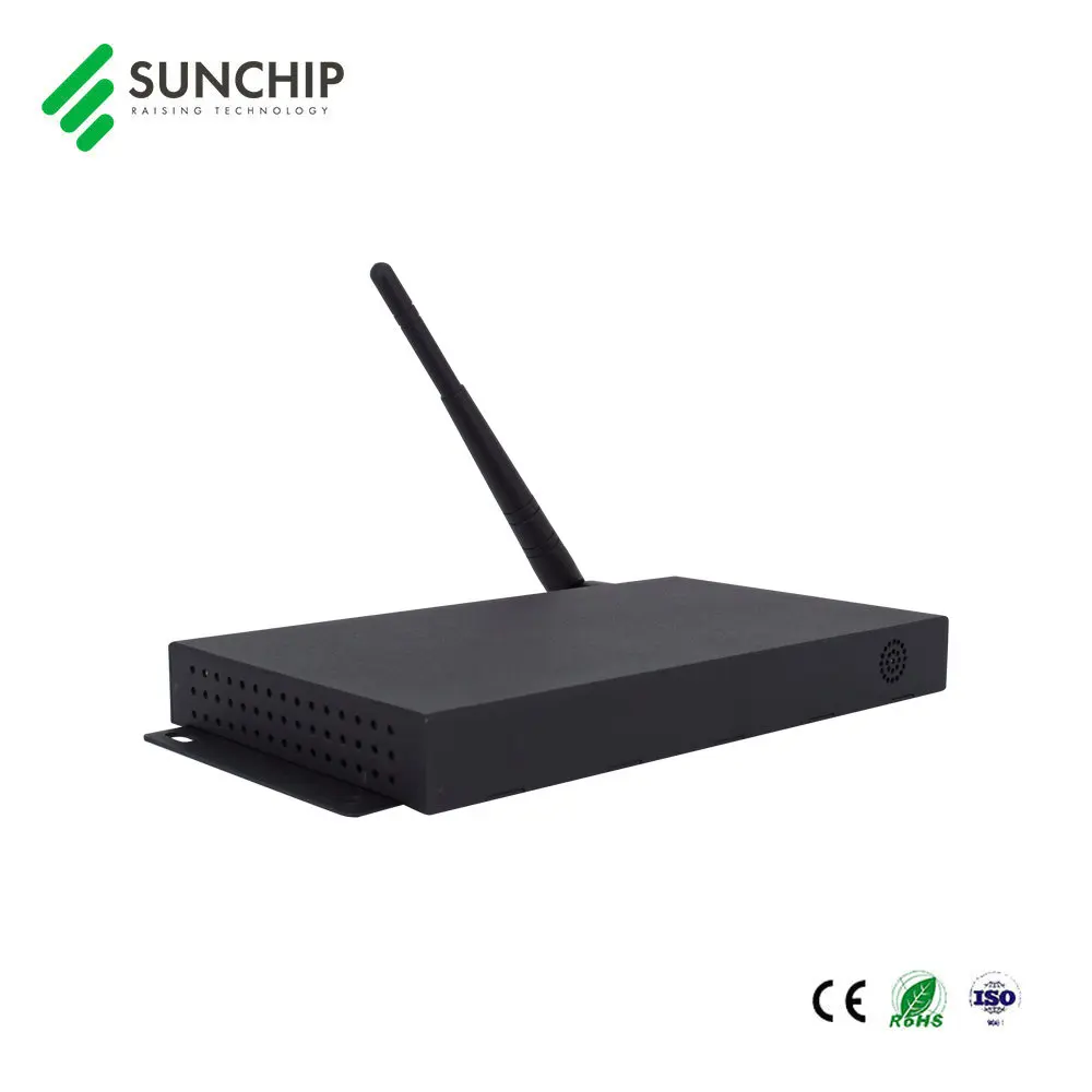 SUNCHIP android media player digital signage 4K box TF card 64gb smart Лучшая цена Рекламный медиаплеер