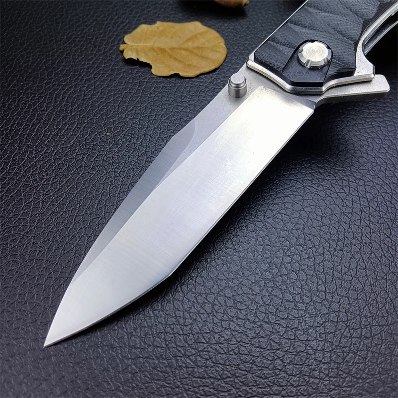 OUtdoor G10 handle Tactical Folding Pocket knife D2 Blade EDC Camping survival hunting knives
