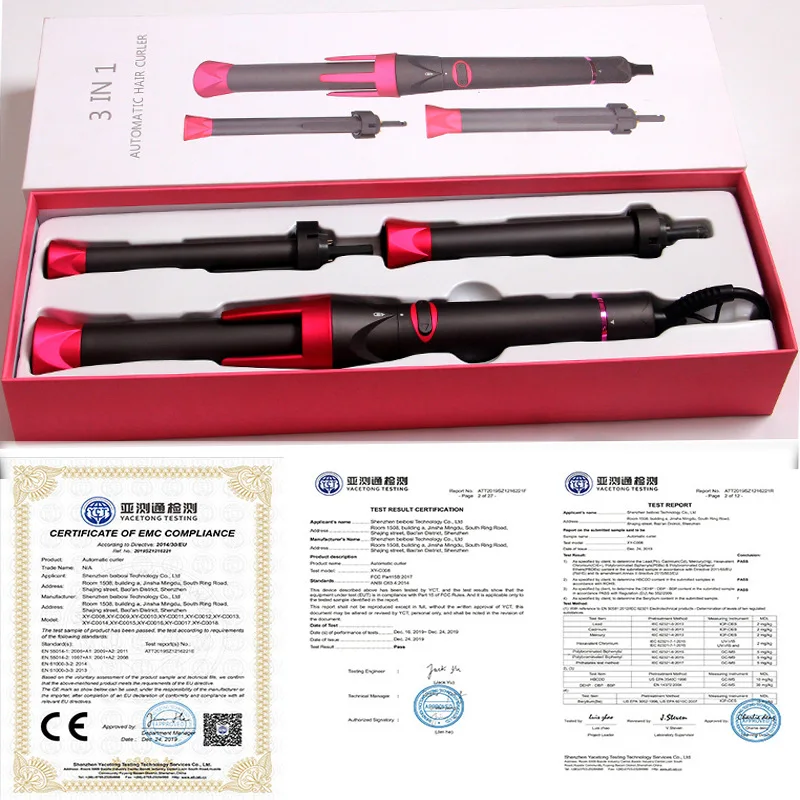 Automatic curling iron, lazy curling iron, wave electric rotation with three sticks