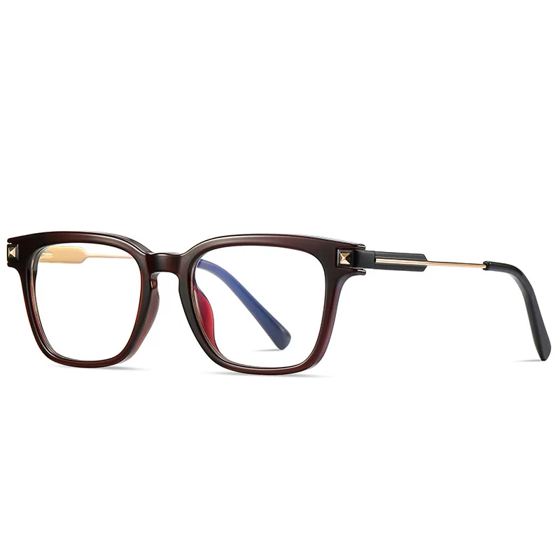 Customize Logo Spring Hinge Anti Blue Ray Computer Glass Eyeglasses Men Optical Frames Glasses Designer