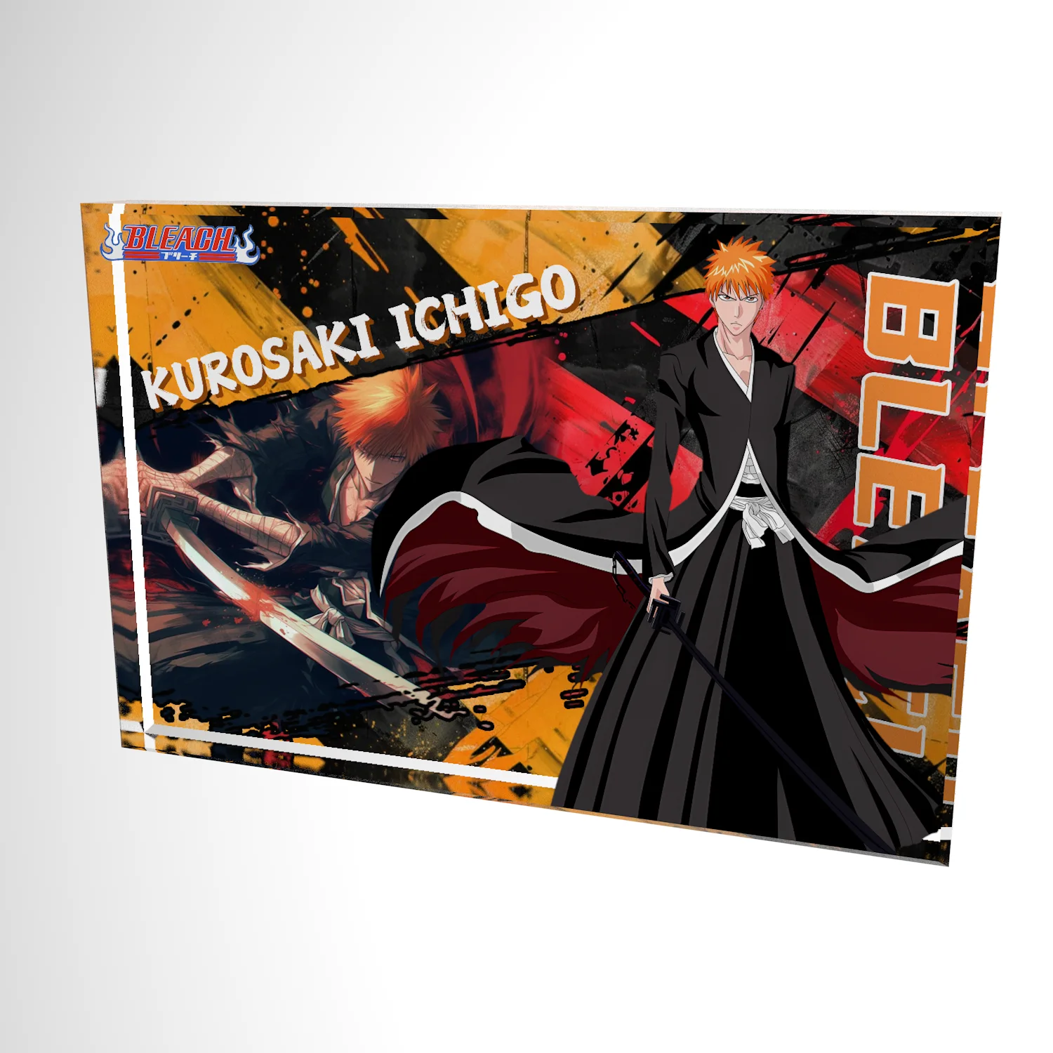 Wholesale Bleach Anime Figure Ichigo Yhwach Kenpachi Crystal Brick Crafts Ornament Model Collection Toy Desktop Decoration Gifts