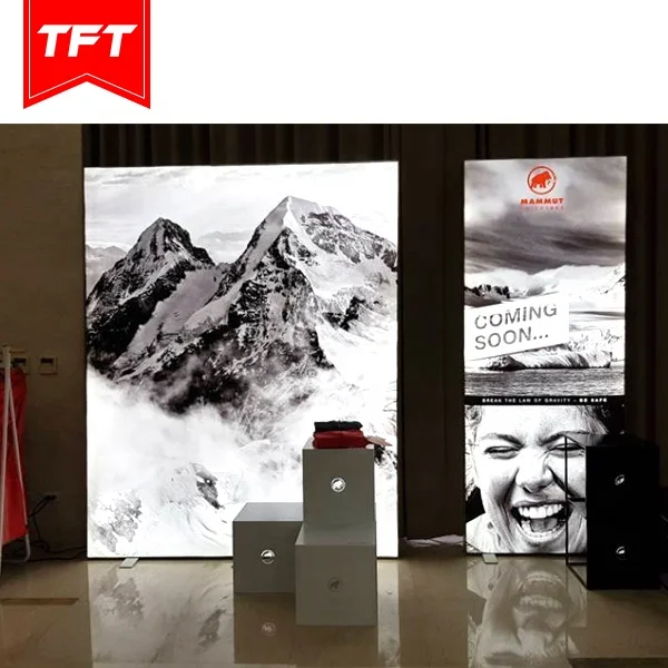 Large Luxury Unique Design Ideas Black Expo Modular Banner Changing Room Trade Show Booth 3*3 With Shelving