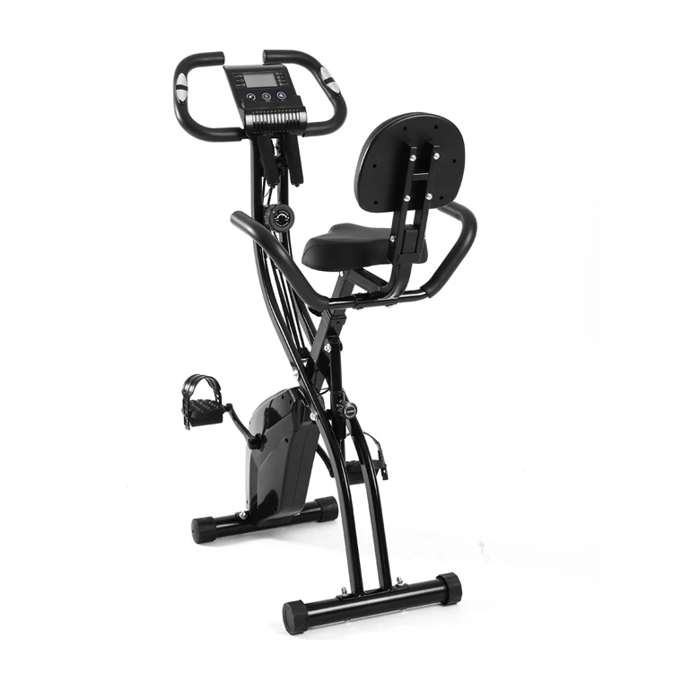 indoor modern folding electric cycling machine magnetic brake spinning bike exercise bike with arm exerciser