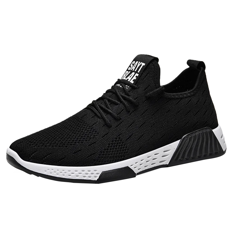 
Wholesale breathable MEN shoes Flying weaving running shoes Soft and comfortable basketball shoes 