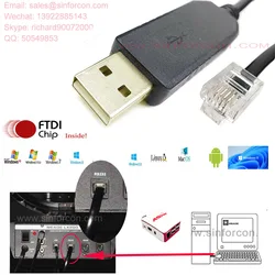 DIY Meade 505 Telescope to PC Cable FTDI USB to RJ10 Goto Cable