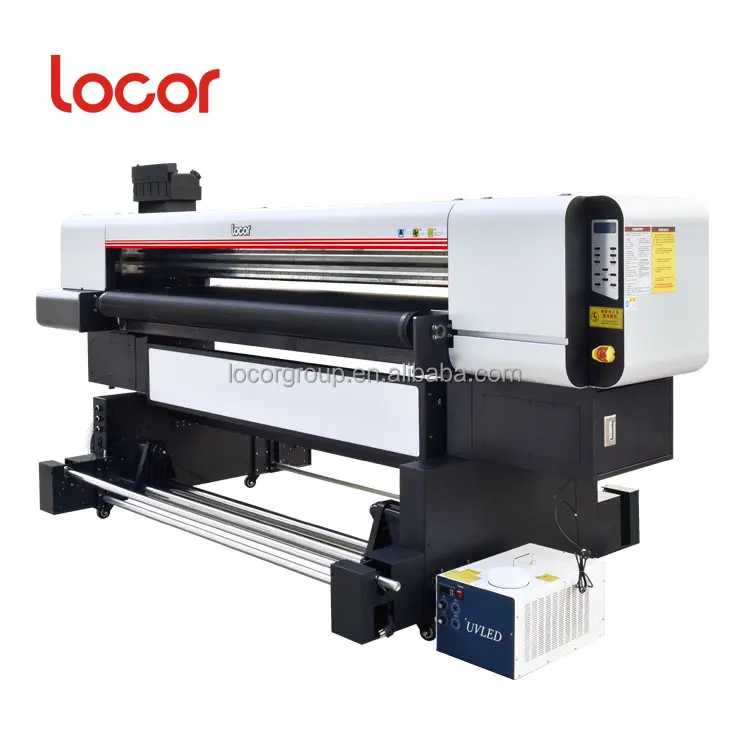 Digital 1.8M UV Roll to roll Flatbed Printer Ricoh Gen5 head UV Hybrid Printer