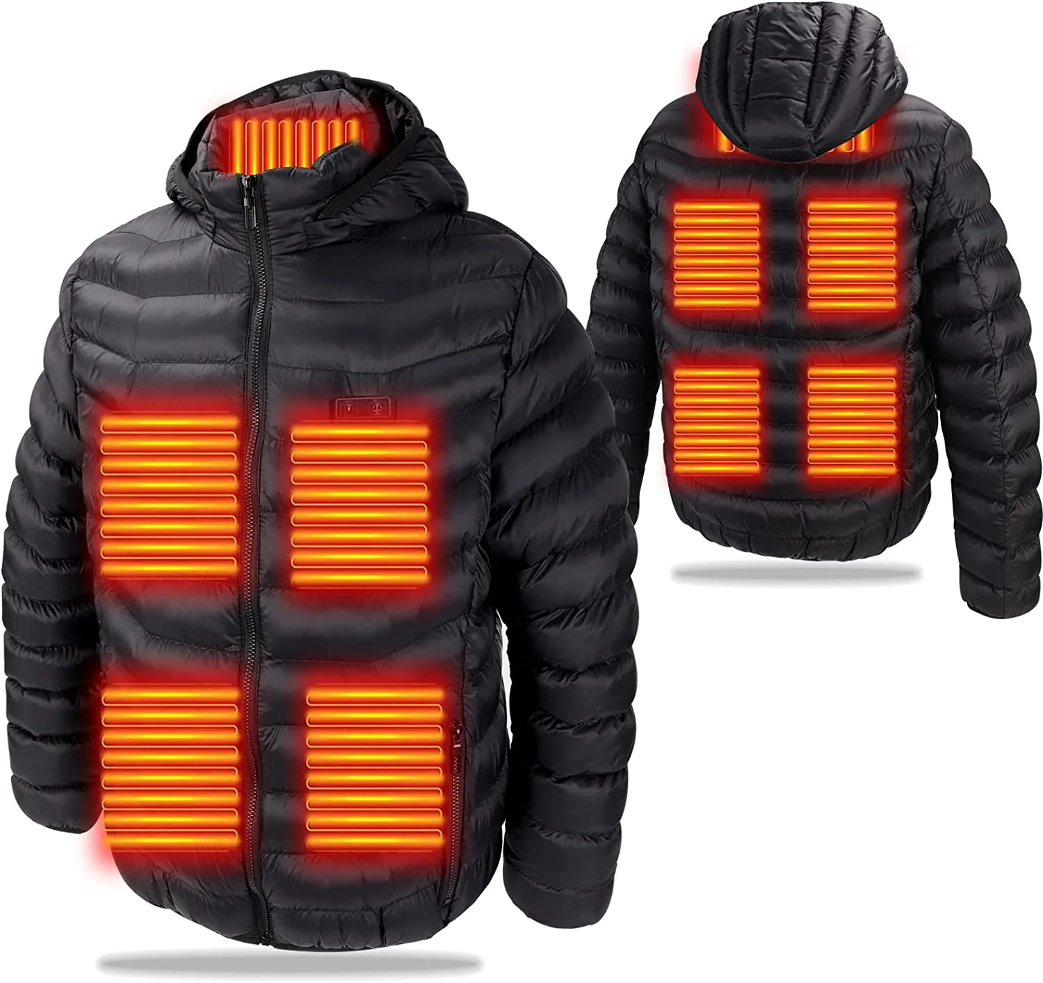AQTQ Manufacture Winter Unisex  Heated Jacket with battery Down Jackets