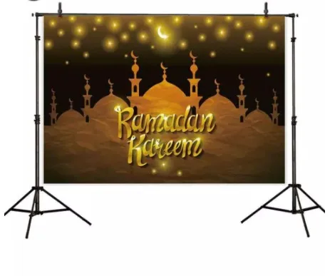 Islamic Mosque Photography Background Muslim Ramadan Backdrop for Eid Ramadan Supplies