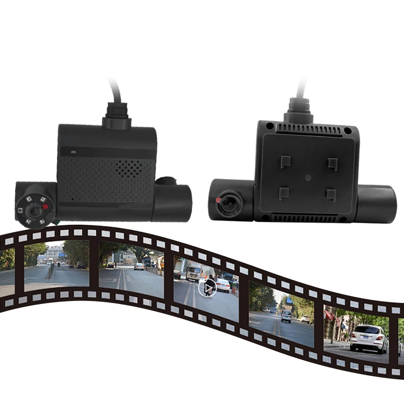 Daovay 1080P Car Black Box Driving Recorder Dual-Lens High-Definition Wide-Angle Night Vision Dash Camera