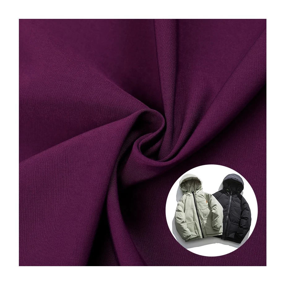 Куртка из полиэстера 150D, водонепроницаемая ткань из 100% полиэстера для курток