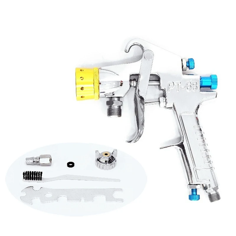 Stainless Steel Pressure Tank 10L Pressure Pot Paint Tank with Regulator Pressure Gauge for Large Volume Painting and Autobody