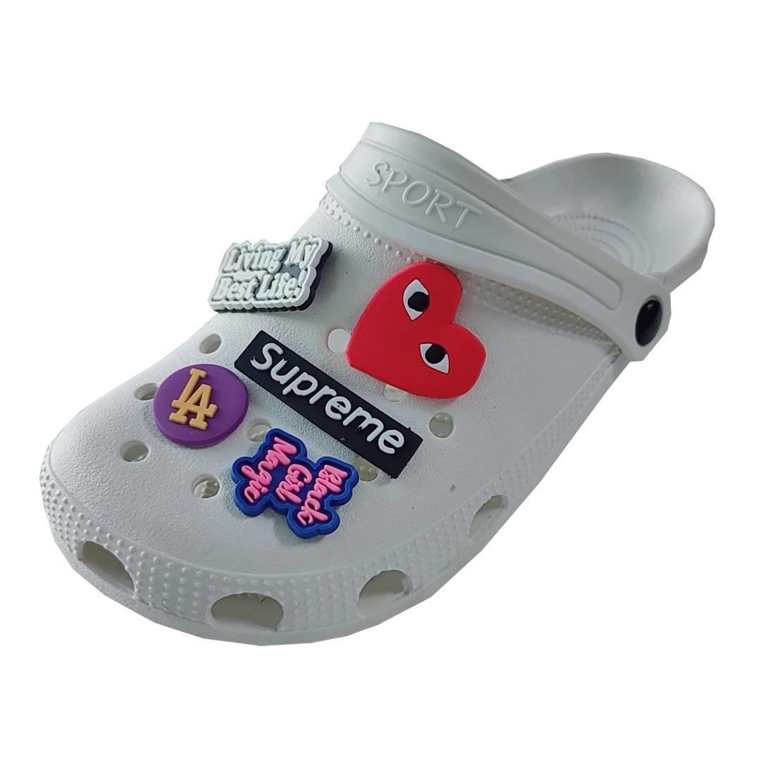 
Custom Designer Clog Shoe Charm Black Girl Magic Shoe Charms for Croc Shoe and Kids Gift 