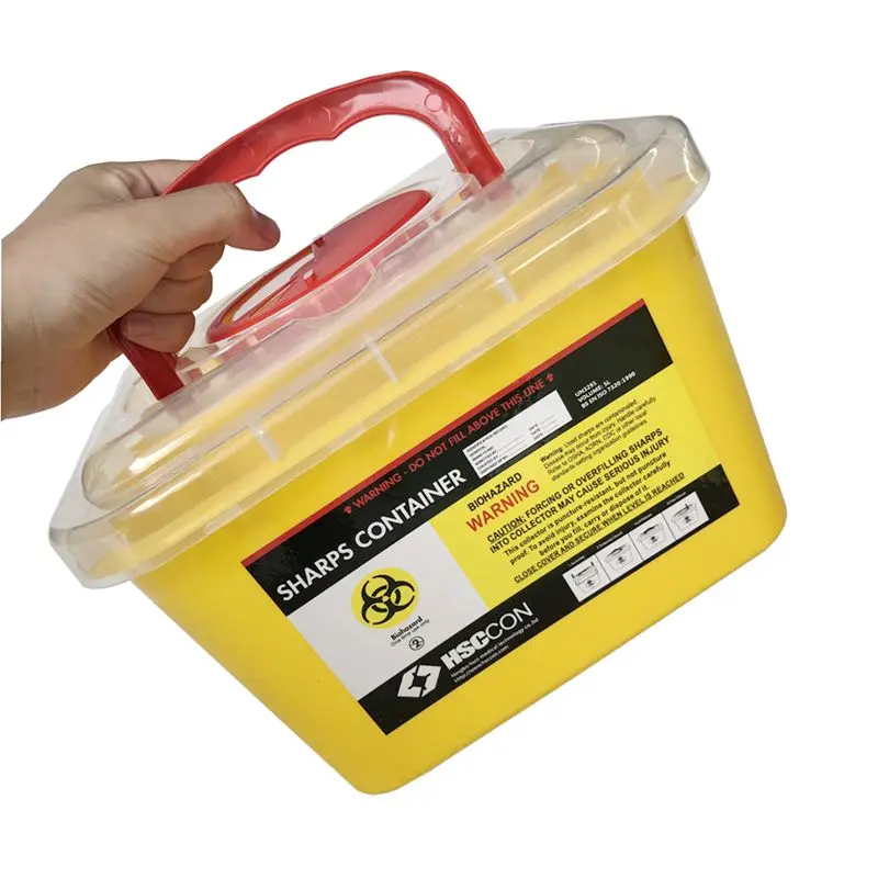 Hospital Use  Medical waste box disposable sharp container 5L sharps containers