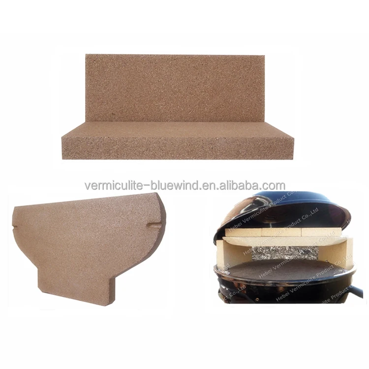 Industrial oven use lightweight 1200 C temperature resistant high quality vermiculite insulation board