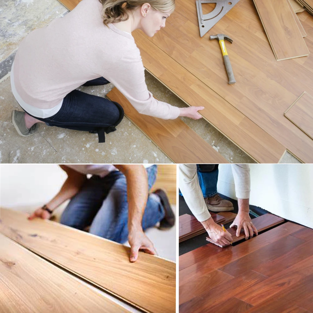 5mm 6mm Design Eco Friendly Real Wood Grain High Hardness Spc Vinyl Flooring