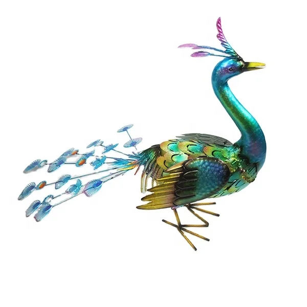 Handmade Colorful flying bird decor, birds theme art metal  home  office accessories decoration modern
