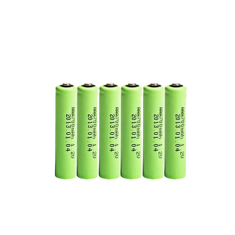 
High Quality RC Batteries Pack 4.8v Nimh AAA 600mAh 1.2V Ni-mh Rechargeable Battery 