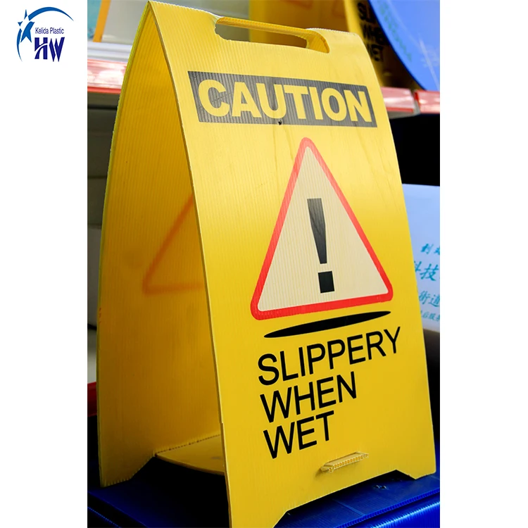 High quality waterproof hollow pp corrugated plastic sheet for safety sign