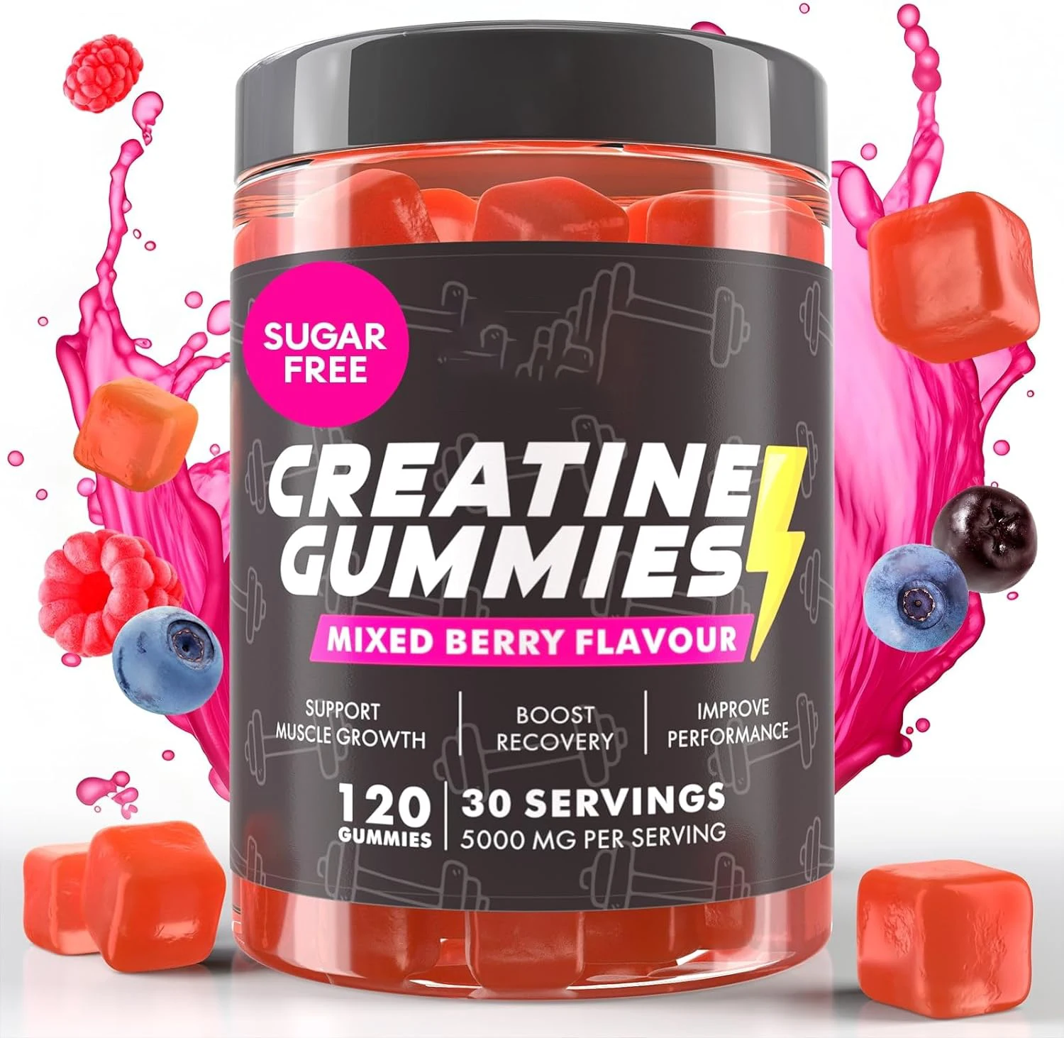 Best Supplier Suplements Gym Preworkout Energy Gummies Creatine Gummy Manufacturer