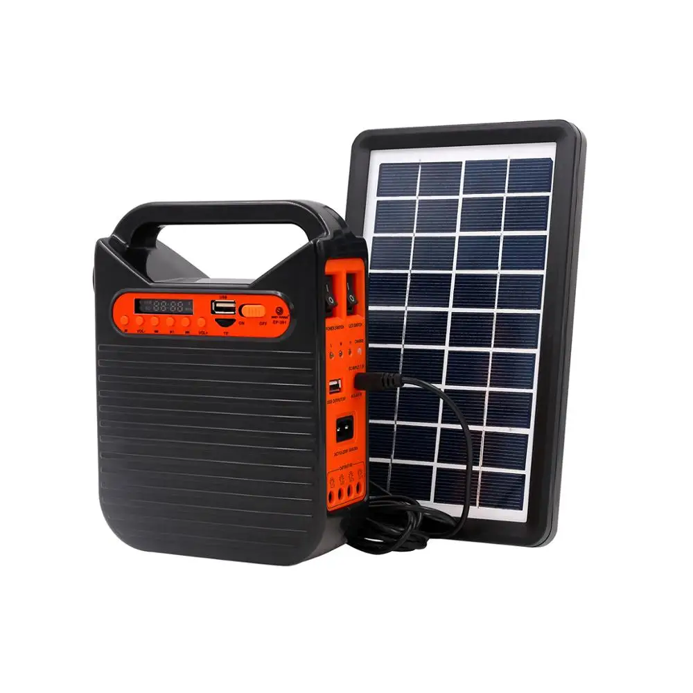 Hot selling EP-391 Portable solar lighting system emergency solar energy system with wireless speaker radio function