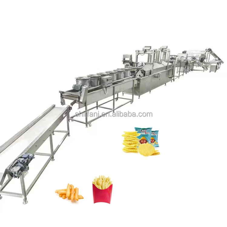 Small automatic potato chips making machine production line