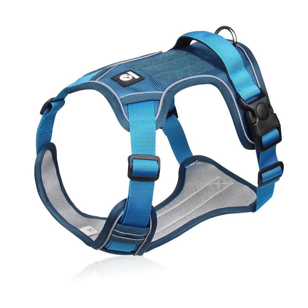 Blank Military Big Oxford Dog Cat Tactical Harnesses For Dogs Collar Chest Running Harness