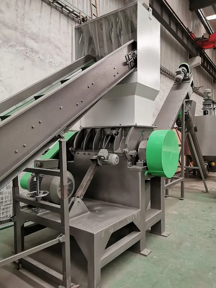 PE PP washing recycling machine rigid PE PP washing recycling machine , floating washing tank for hdpe flakes/