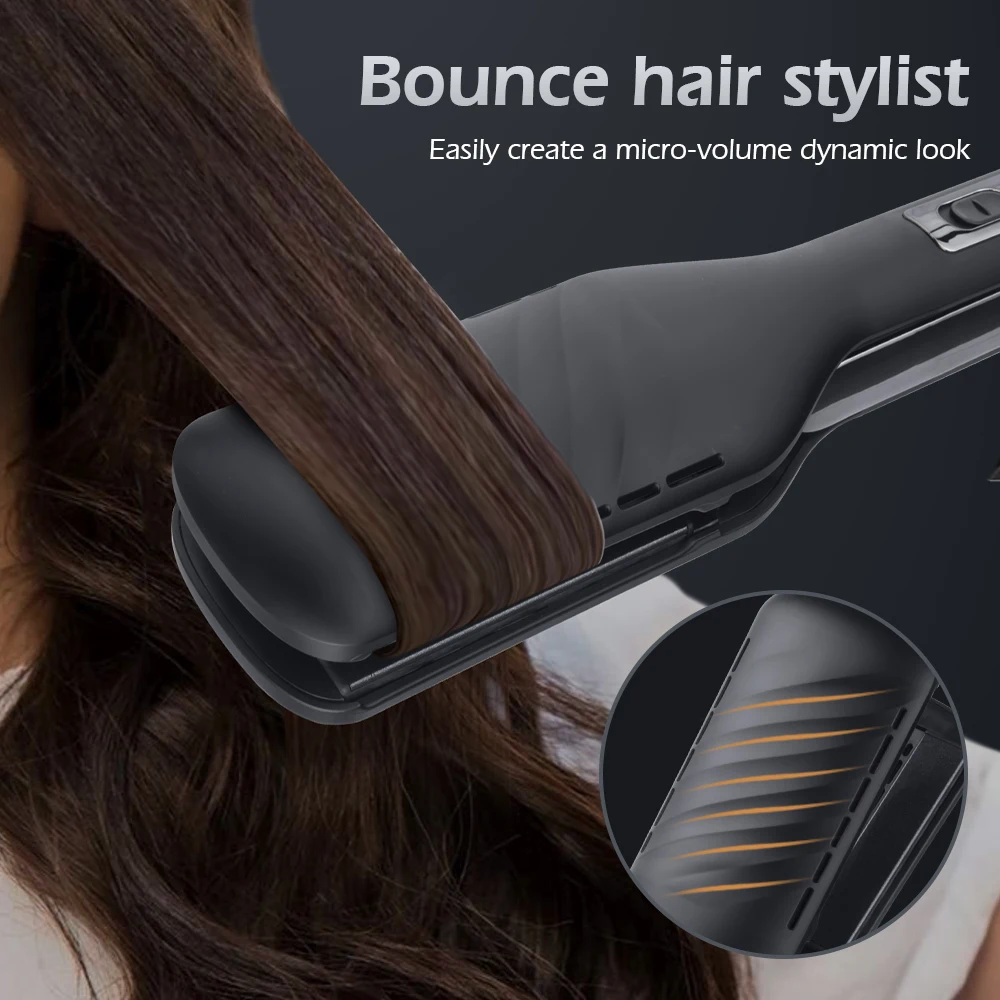 Hair Styling Tools Custom 2 in 1 Flat Irons Duet Style Hot Air Styler Hair Straightener Hair Dryer Iron Wide iron