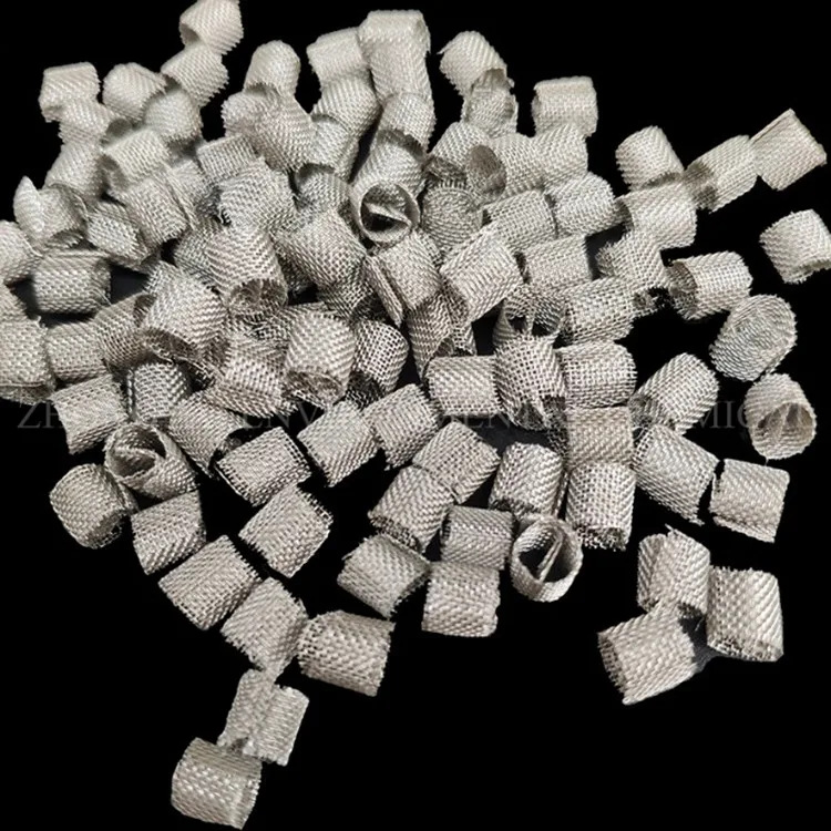 Stainless steel metal mesh dixon ring / metal laboratory packing ring