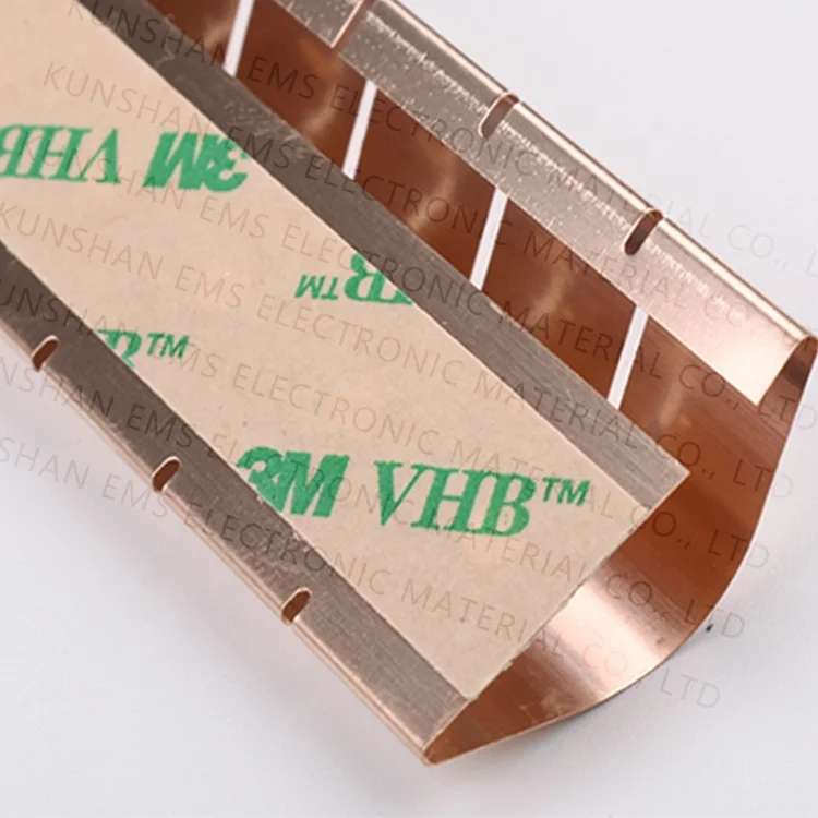 ISO9001 Precision Custom Copper Fingerstock BeCu Finger Gasket For EMC Shielding MRI Door