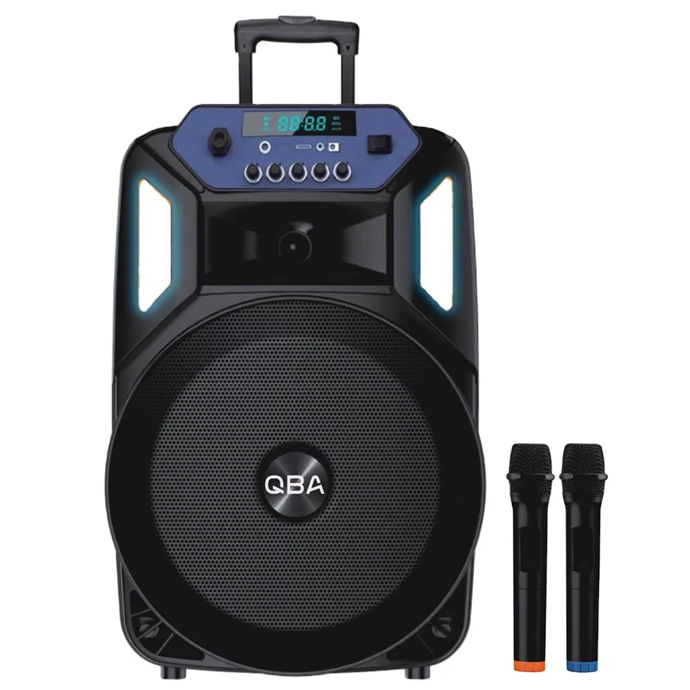 Manufacturer Quality Assurance portable tf card fm radio outdoor remote usb portable trolley speaker