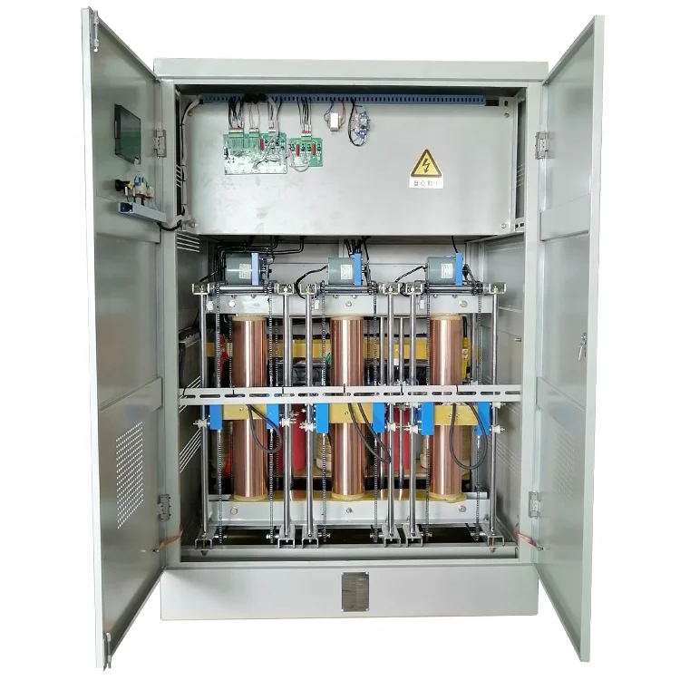 Медный SBW-F-250KVA трехфазный с отдельными правилами полный AC Авто Компенсация специально регулятор напряжения генератора AVR
