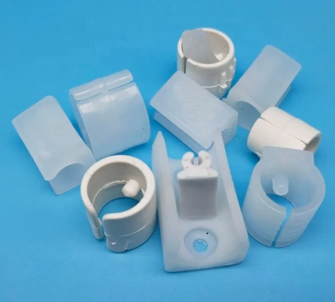 8mm 10mm 12mm 14mm 16mm Plastic Floor Protectors Furniture Pipe Clamp Tube Clip Feet on Sled Chair Glides Round Tube Saddle Feet