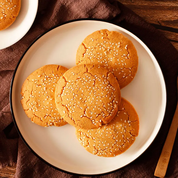 Biscuits delicious sweet cookies traditional food  made in China  the northeast food Sesame  crispy