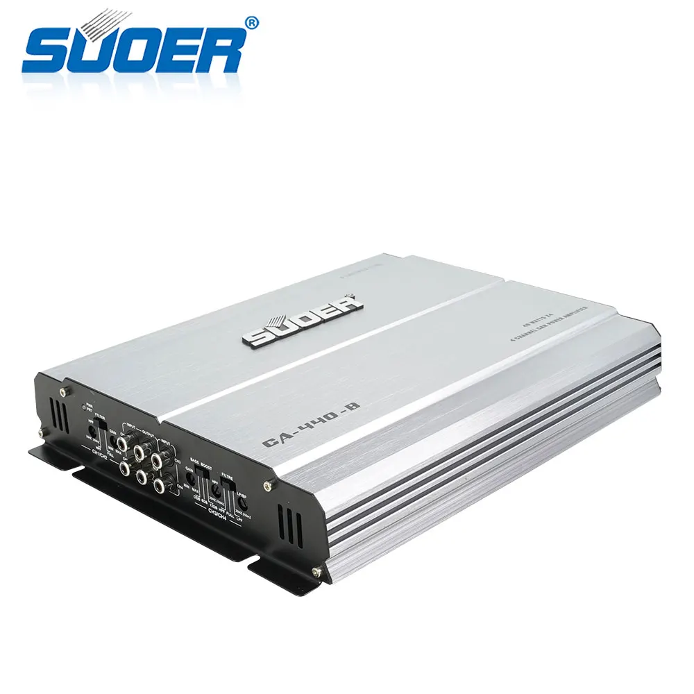 Suoer CA-440-B hot 4 ch 12 V digital amp car power amplifiers four channel audio car amplifier 4-channel