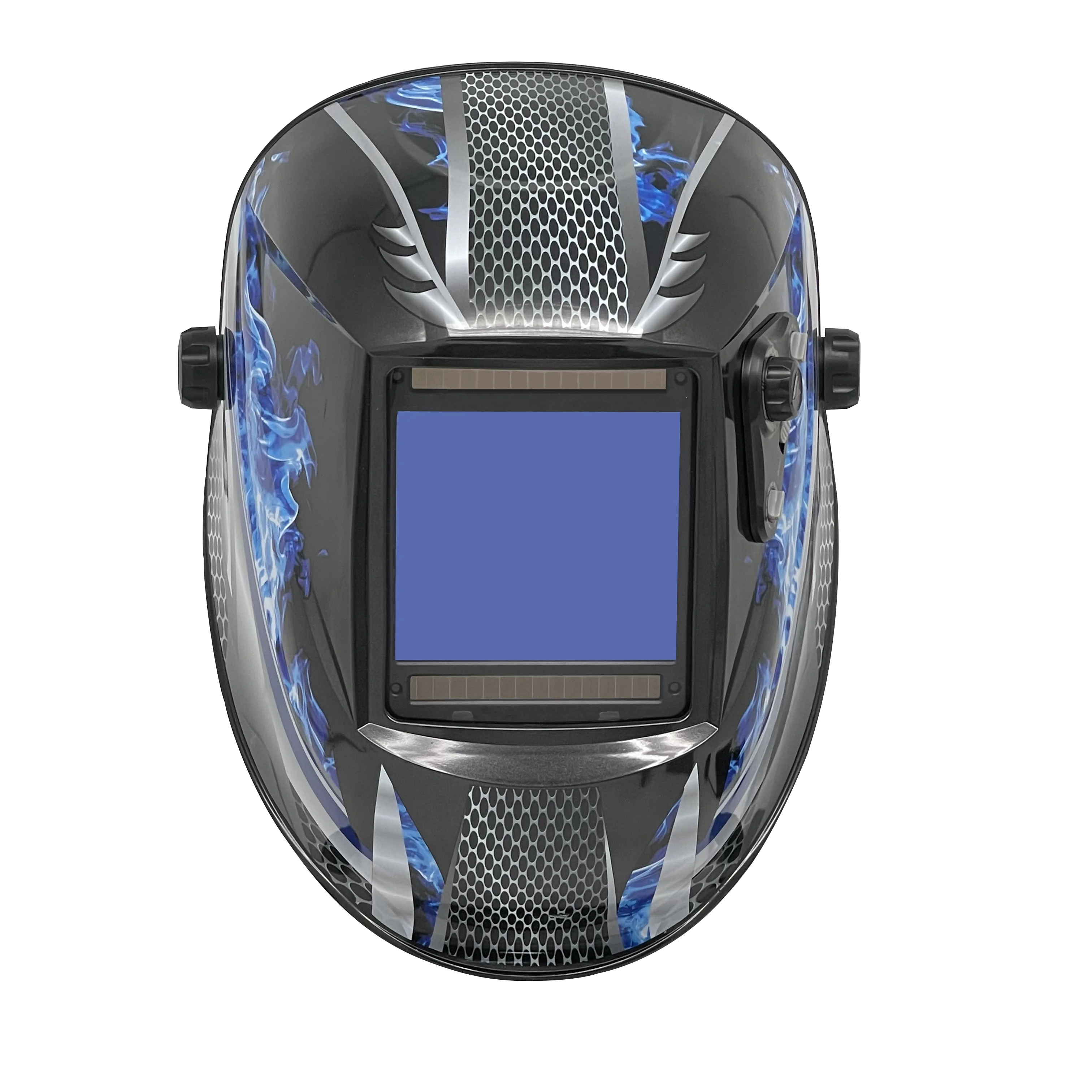 large visible screen PA/PP material auto darkening welding helmet