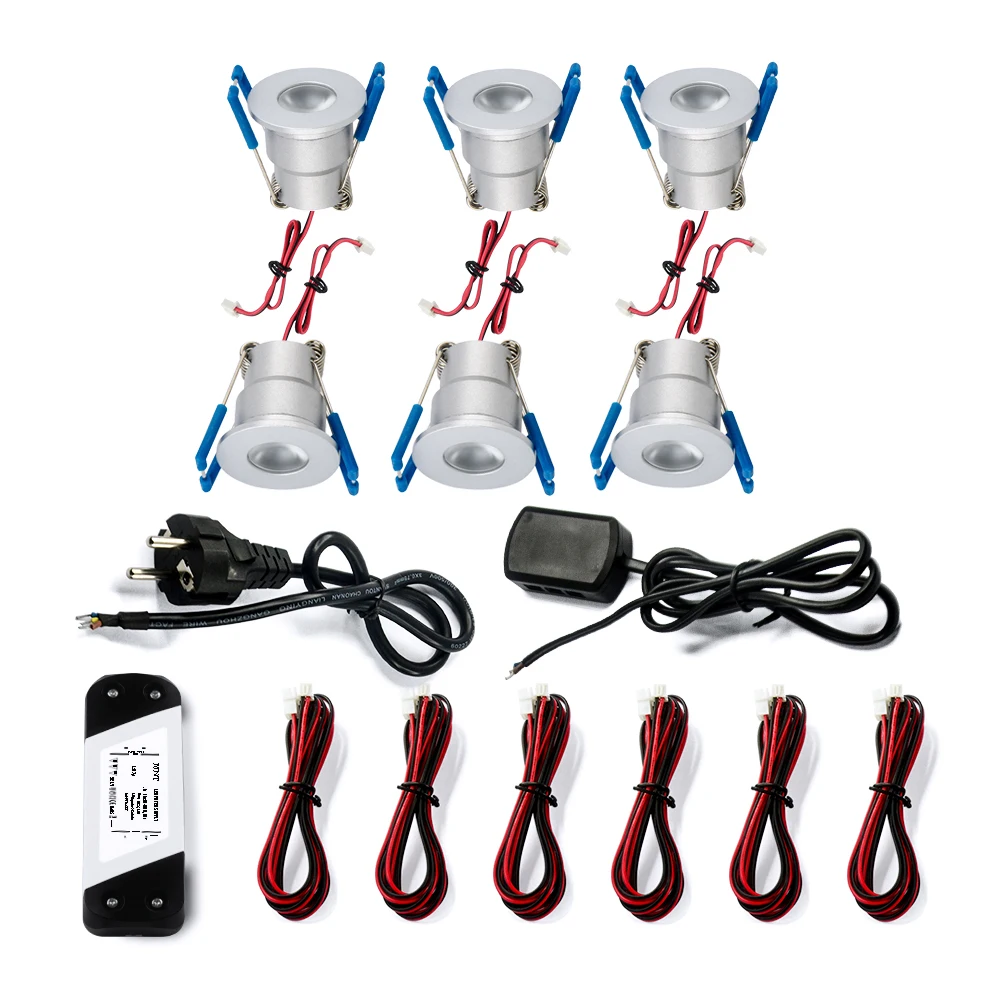 AC100-240V Mini LED Light Waterproof IP65 Fixed 2700K-6500K 3W Indoor Outdoor LED Downlights