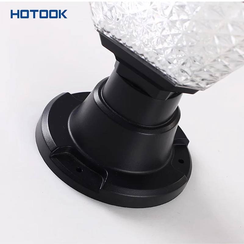 IP65 Waterproof Outdoor LED Garden Bollard Light Solar Powered Lawn Lights for Landscape Yard Pathways Solar Garden Lights