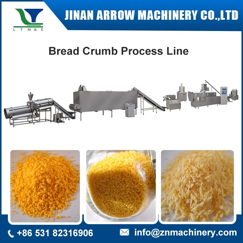 Arrow CN panko bread crumbs making machines breadcrumbs production line
