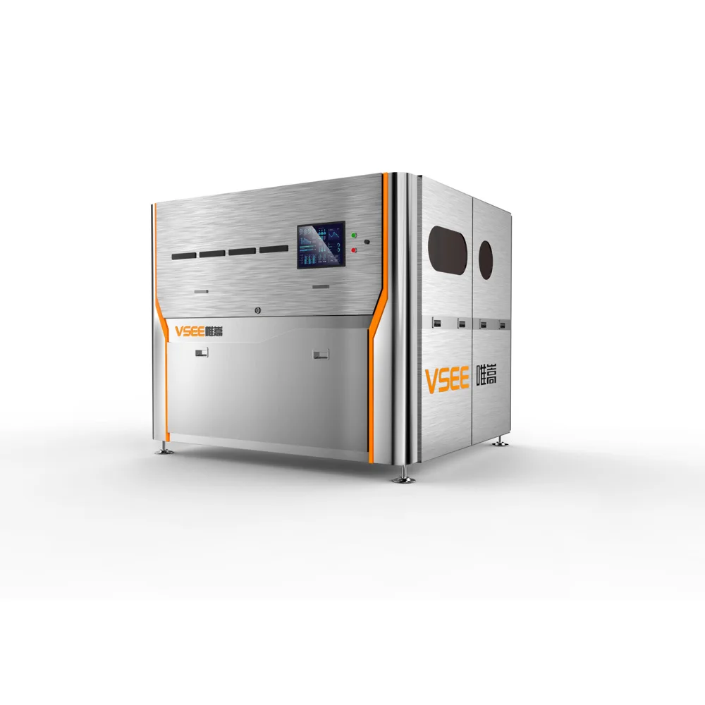 High output glass sorter intelligent AI fast speed optical glass color sorter machine equipment