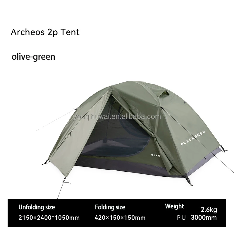 BLACKDEER New arrival Ultralight Folding Tent Anti-UV 3-4 Person Waterproof Tent Camping & Hiking Outdoor Tent