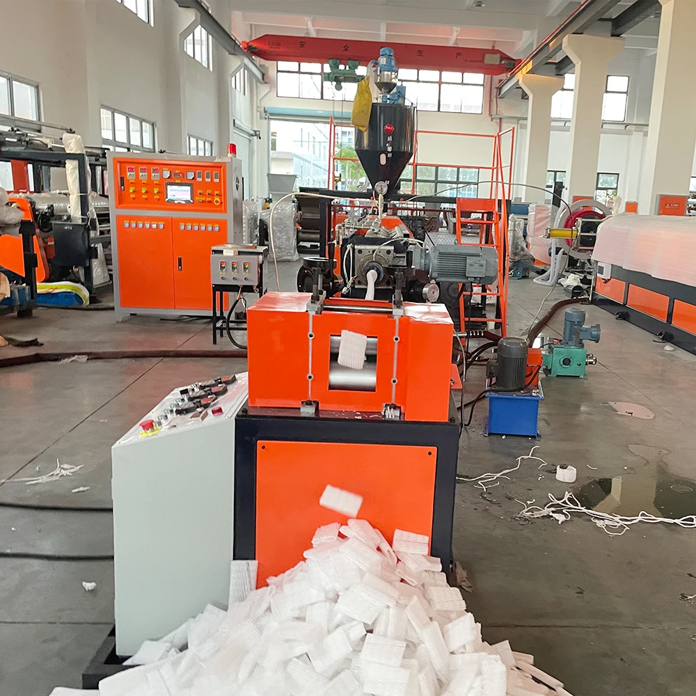 EPE Foam Apple Net Extrusion Making Machine PE Foam Fruit Packing Net Machine