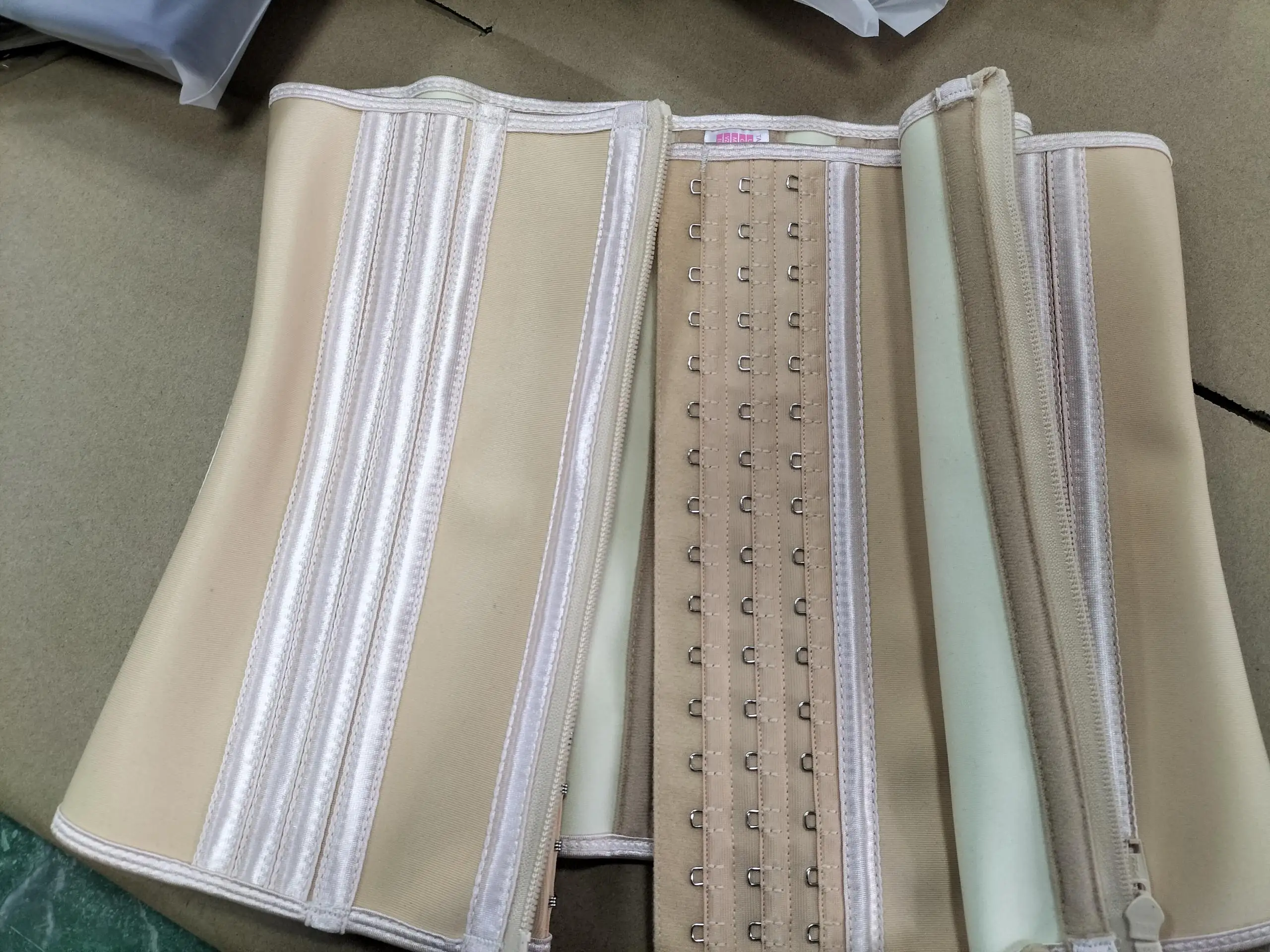 Faja Colombian Latex Korset Waist Cincher Girdle Tummy Control Slim Body Shaper 31 Steel Boned Invisible Hook Waist Trainer