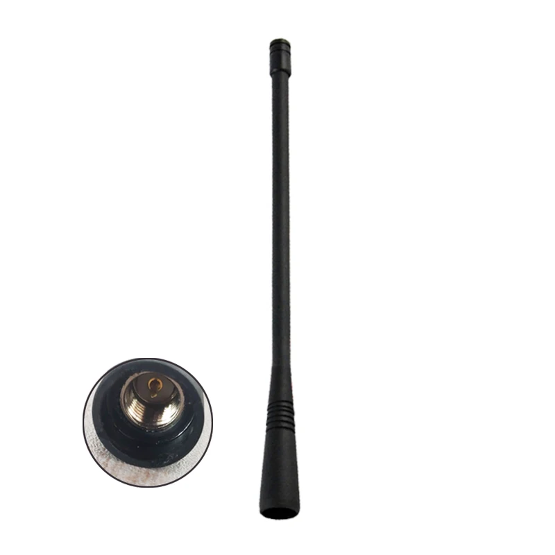 Двухсторонняя радиоантенна резиновая портативная маленькая UHF 400-520 мГц антенна для Moto HT750 GP388 GP328 аксессуары приемопередатчика антенны