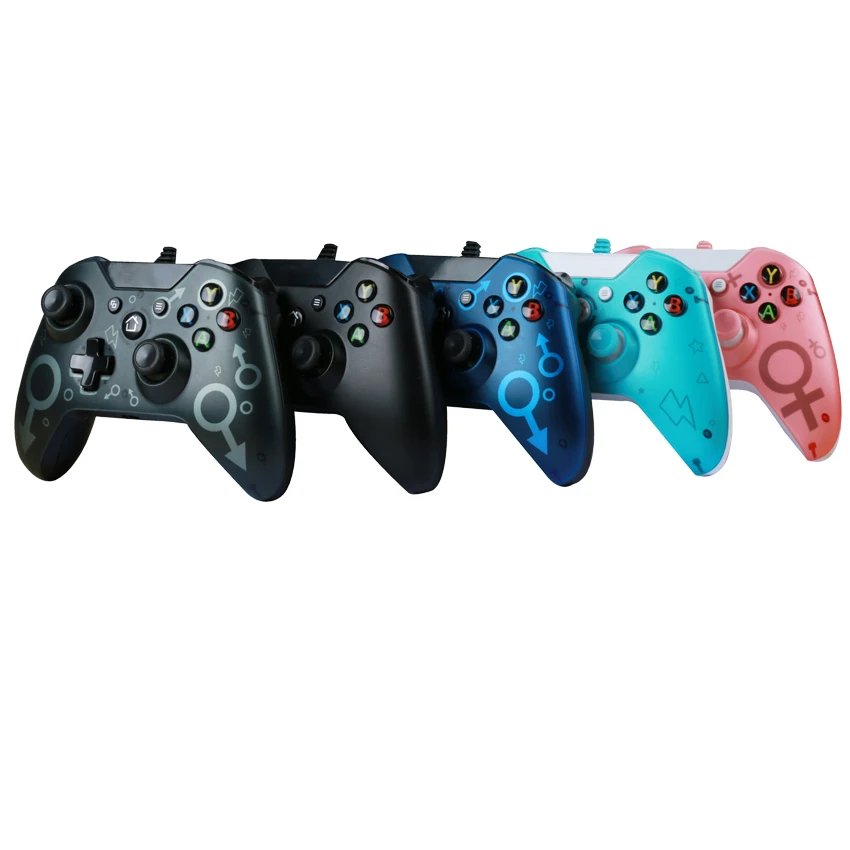 OEM colorful game joypads Controller For Microsof t X box One  Controle For X-box One Console Gamepad wired Joystick