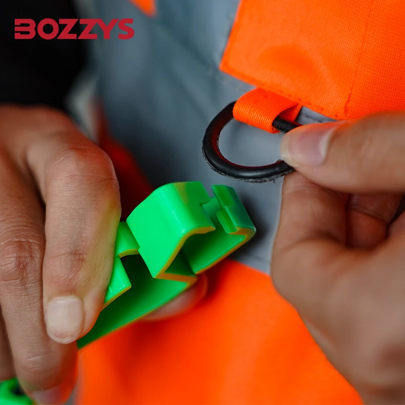 BOZZYS Anti-Lose Non-Slip Plastic Safety Work Glove Clips for Safely Securing Gloves