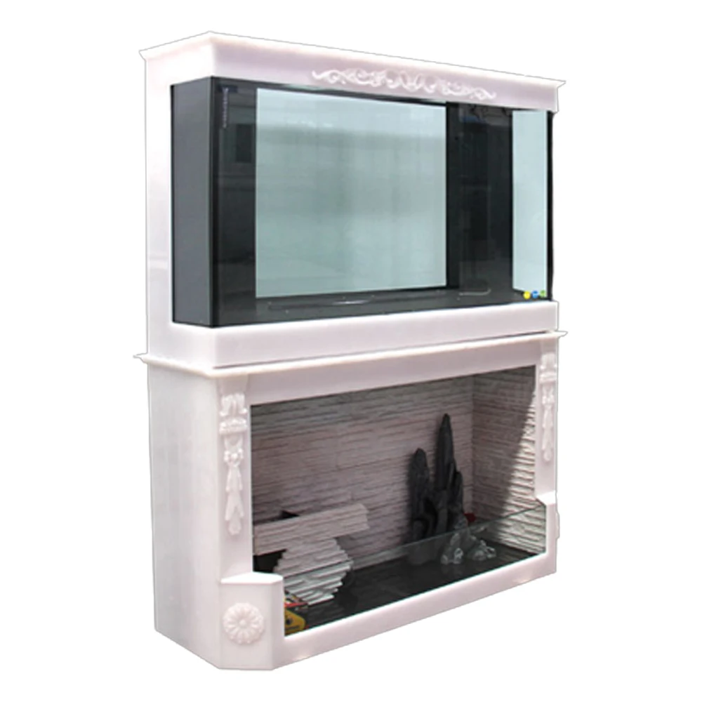 Tv Stand Aquarium Fiber Accessories Large Mini Big Wall Mounted Acrylic Decoration 200 Gallon Fish