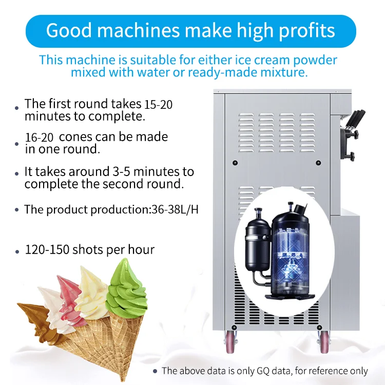 MK-36FB Maquina de Helados/ Ice Cream Machine/ with precooling